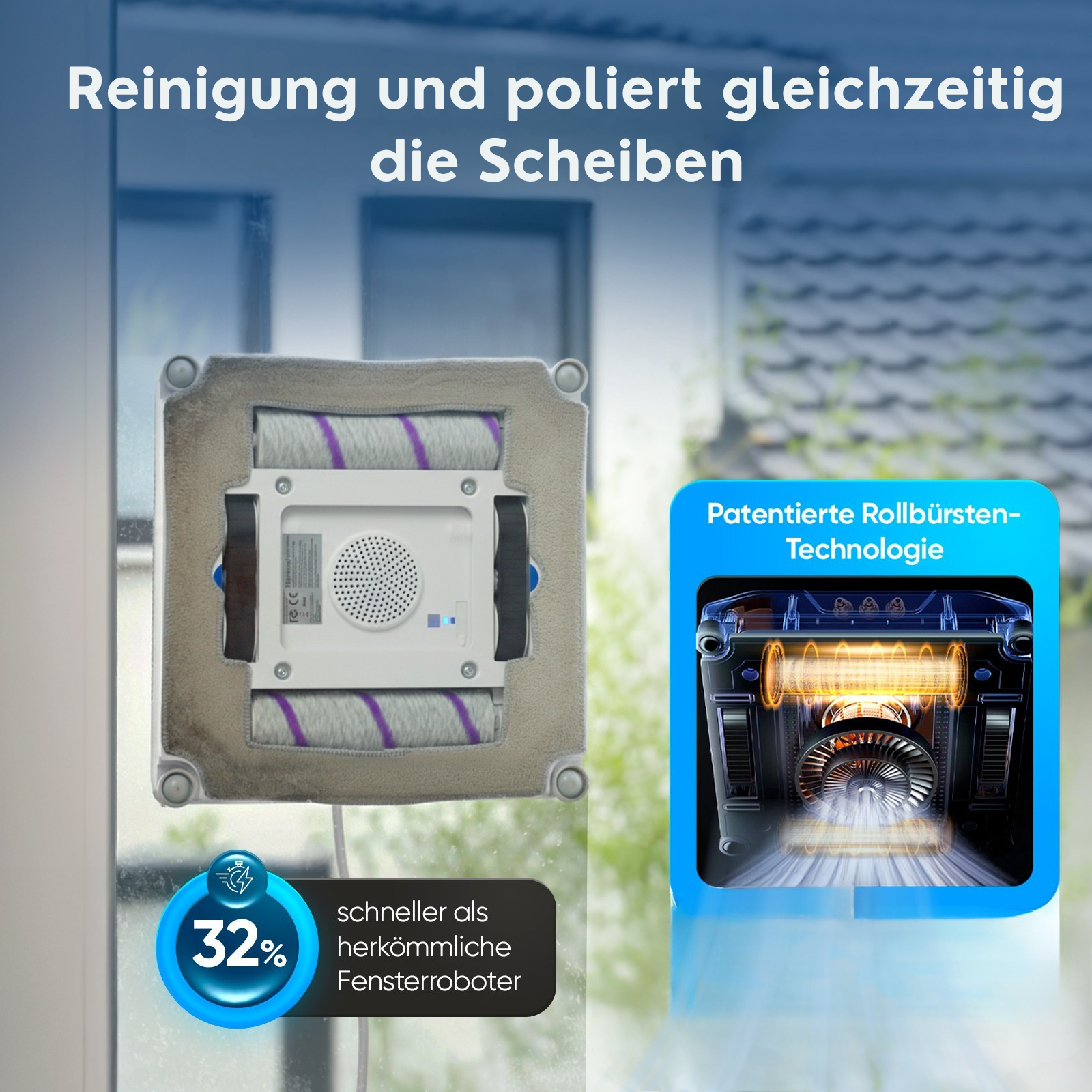 Lukonix W50D Ersatz-Rollbürsten (2 Stück)