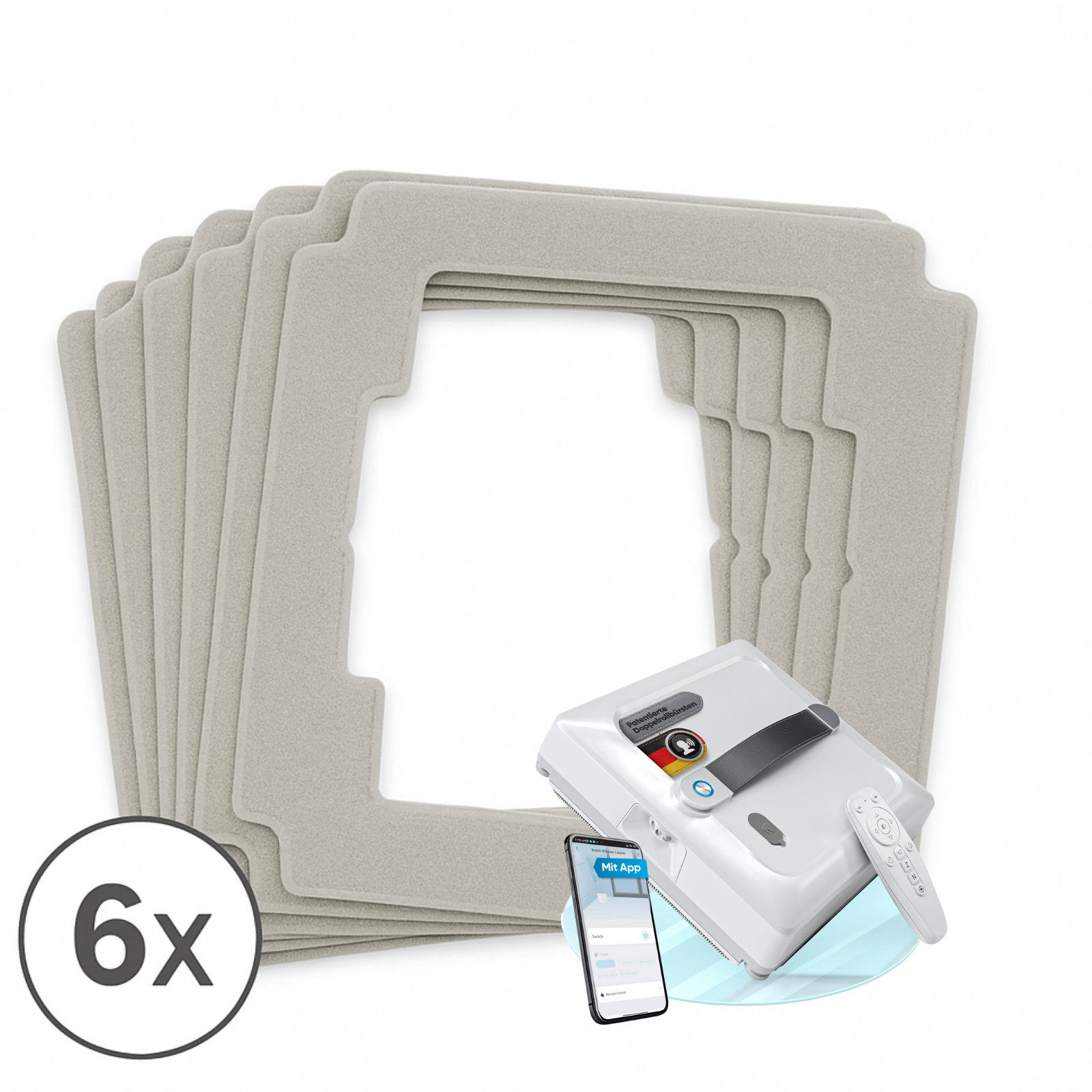 Lukonix W50D Reinigungstücher (6 Stück)